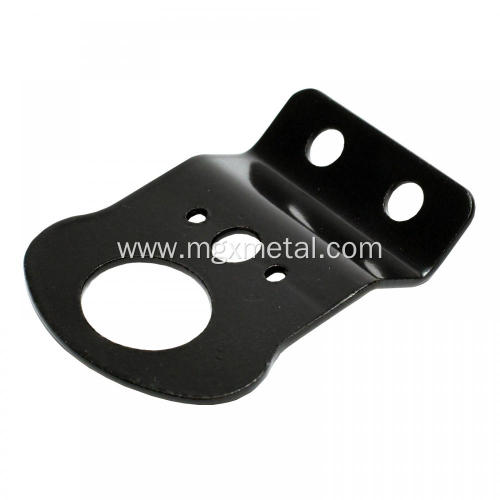 Powder Coated Black Metal Light Holder Bracket